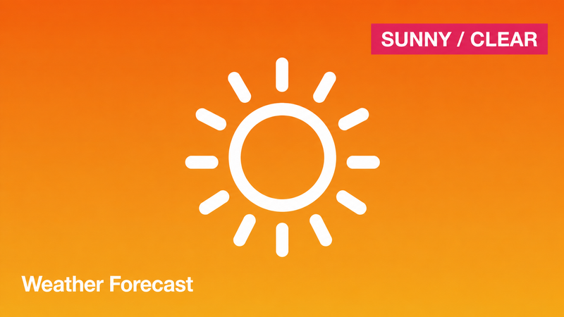 Weather forecast for Monday 6 July: clear skies and summer heat nationwide