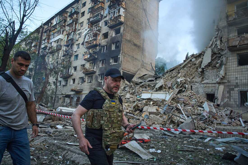 Russia kills at least 14 in Kyiv missile and drone barrage on eve of NATO Ankara summit