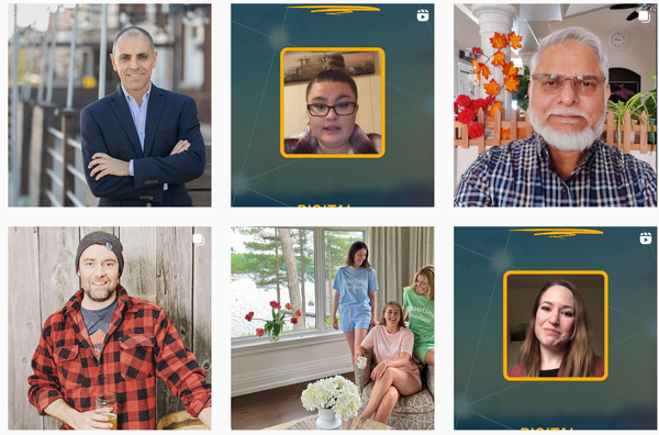 Students supporting local