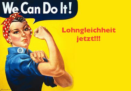 Lohngleichheit jetzt und nicht in 100 Jahren!!