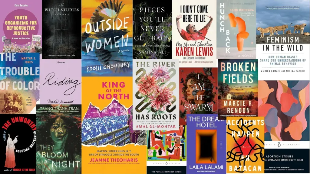 A colorful collage of the book covers festured in this month's column.