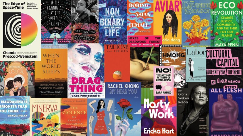 Colorful collage of covers from the books included in this list
