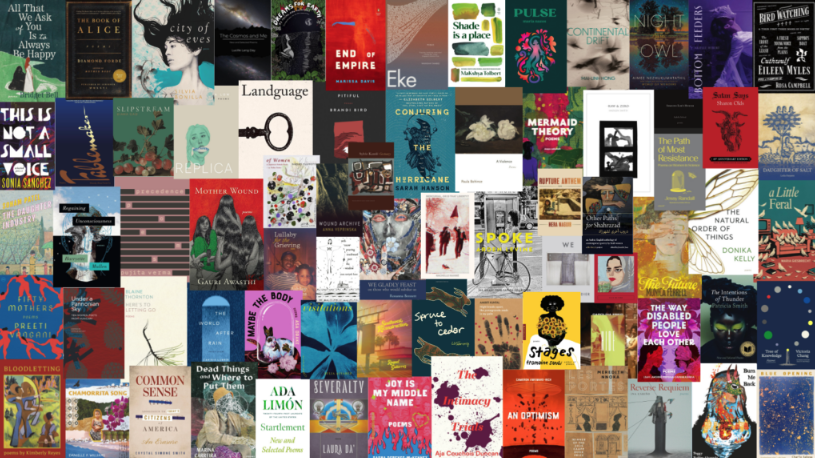 Colorful collage of covers from books included on this list