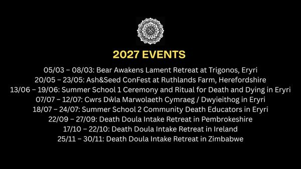 2027 Sacred Circle Events
