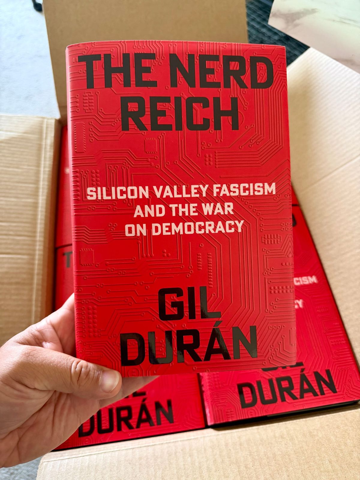 The Nerd Reich book is in my hand