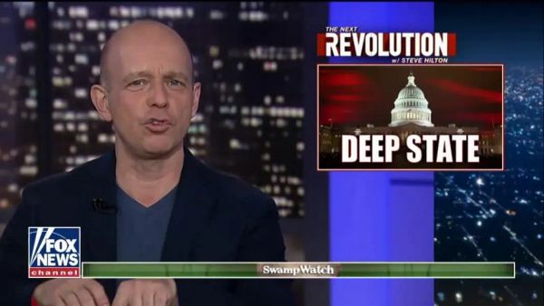 photo of Steve Hilton with "deep state" chyron at Fox News