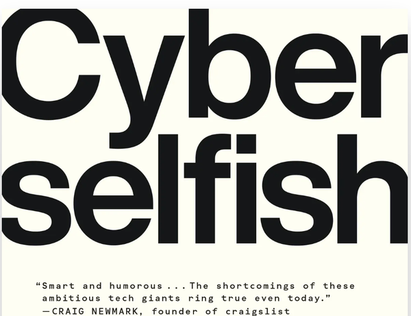 ‘Cyberselfish’ e-book released