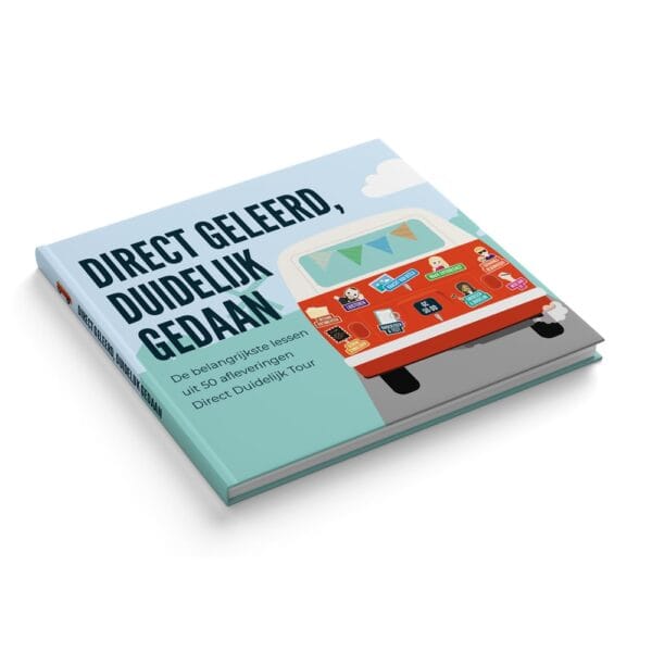 Cover van het boek Direct geleerd, duidelijk gedaan.