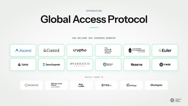 Welcome to the Newest Members of the Tokenized Asset Coalition