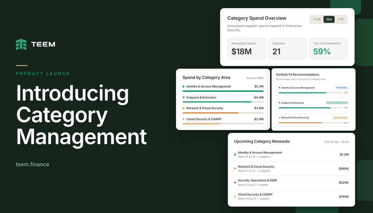 Introducing Category Management: From Spreadsheet Sprawl to Strategic Ownership