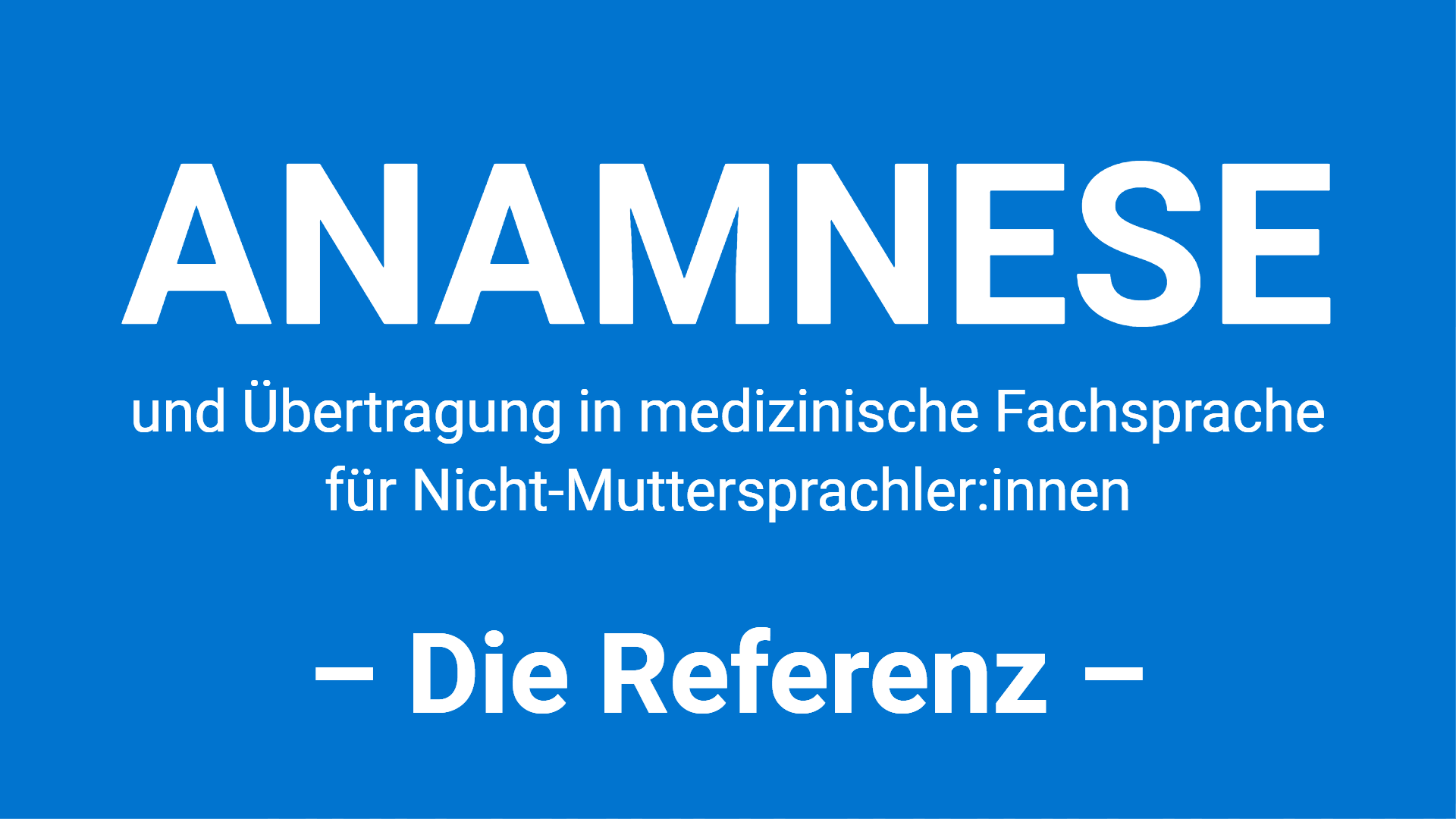 Audio-visuelle MindMap für das Arzt-Patienten-Gespräch