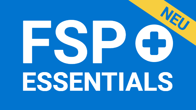FSP ESSENTIALS Kursansicht mit medizinischer Fachsprache und Prüfungssituationen