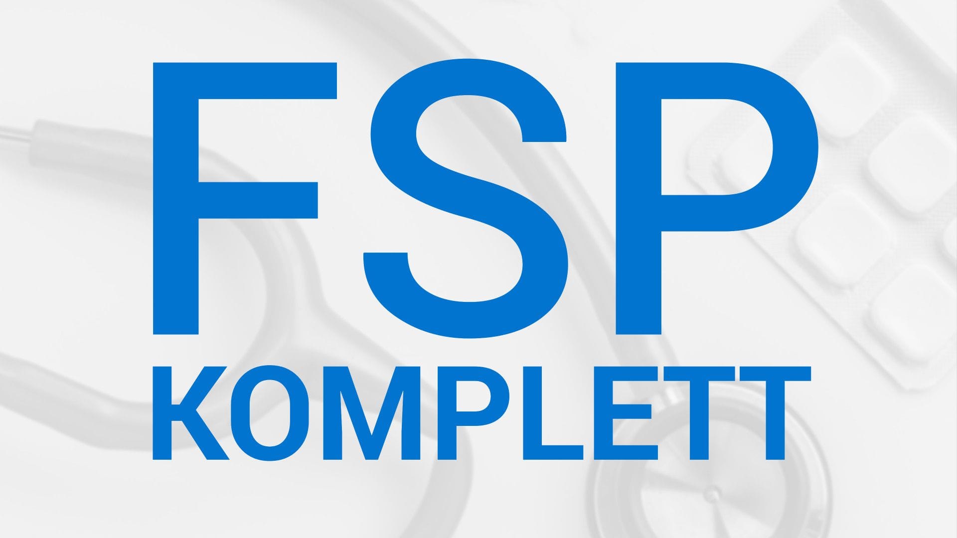 FSP KOMPLETT Humanmedizin Kursübersicht