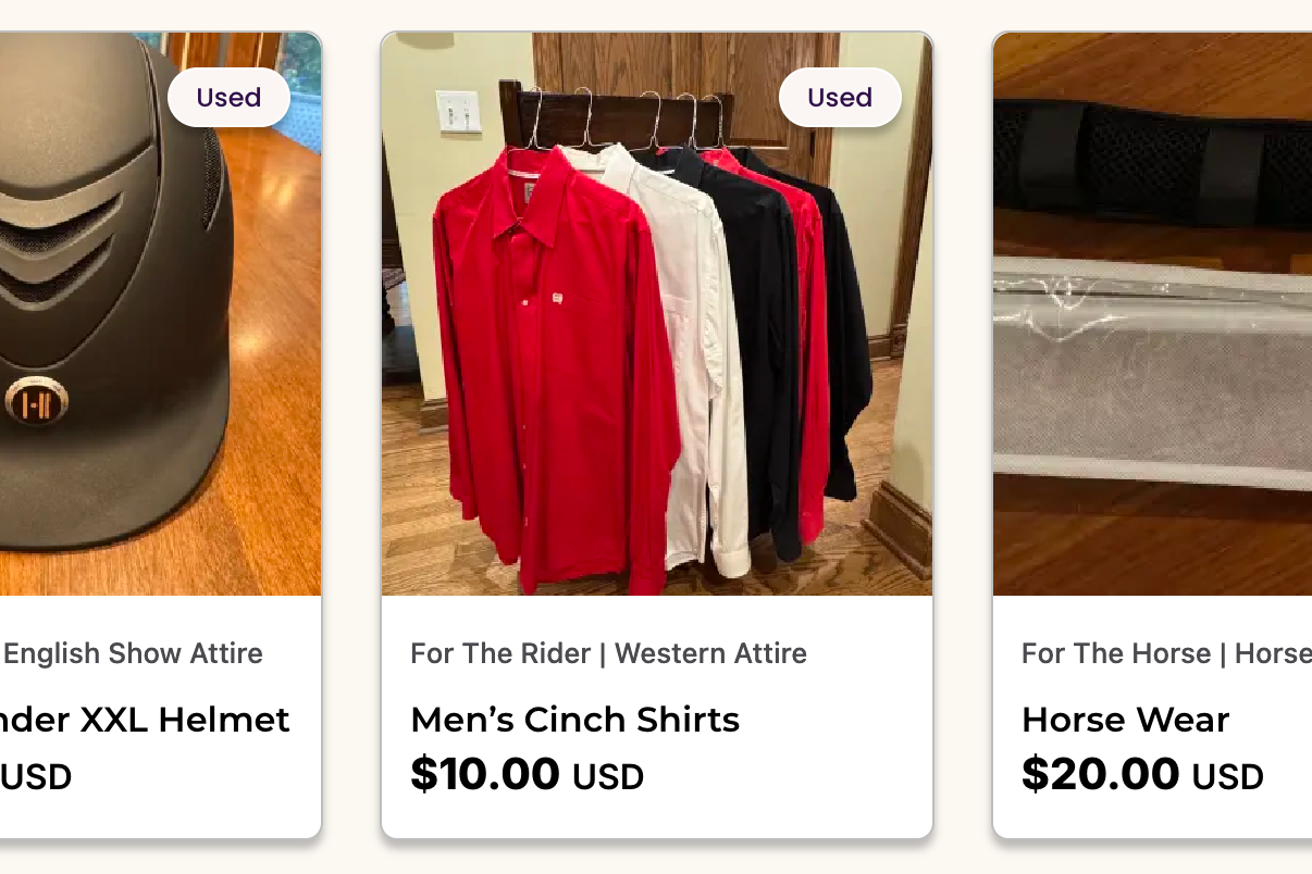 Selling Horse Stuff Online:  The Pros and Cons of Each Platform