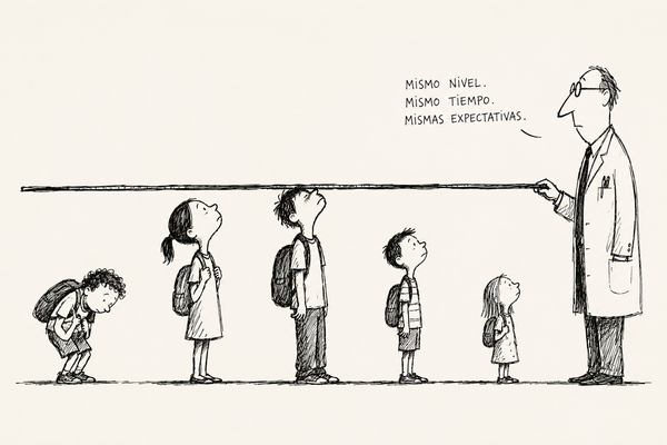 Si en el gimnasio nadie levanta el mismo peso, ¿por qué en la escuela sí?
