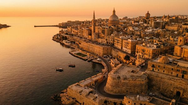 Aerial view of Valletta, Malta, with the EU context of the court ruling