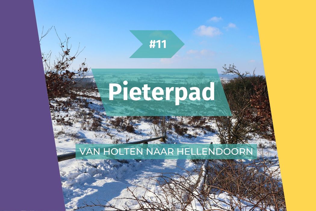 De start van het Pieterpad wandelavontuur