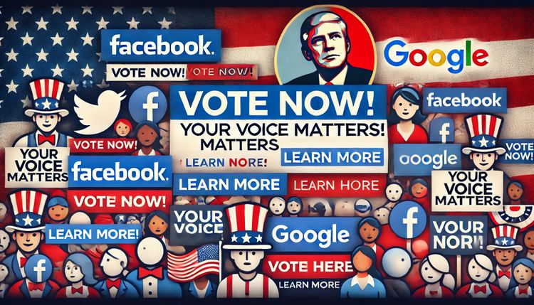 The lopsided (digital) US election