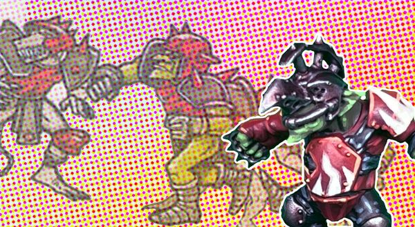 Skaven mutants and the first test model.