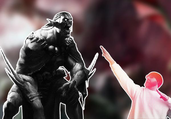 Bats, elbows and goofy monsters.