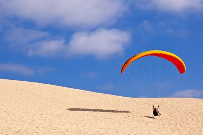 Parapente sur la dune du Pilat - France