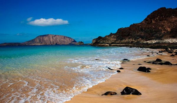 Photo d'une plage aux Canaries