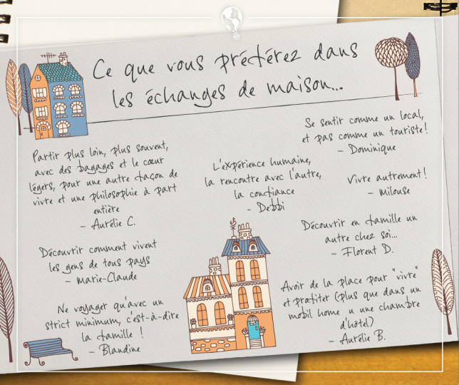 ce que je préfère dans les échanges