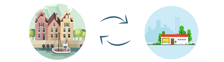 echange reciproque HomeExchange heberger L'échange de maison, qu'est ce c'est