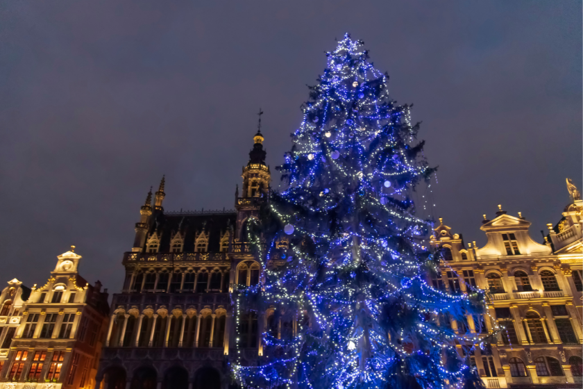 Plus beau marché de Noël du monde Europe Belgique Bruxelles