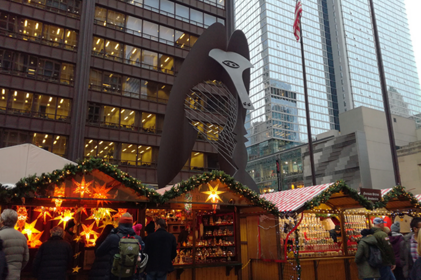 Plus beau marché de Noël du monde Etats-Unis Chicago
