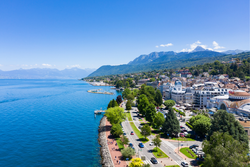 plus beaux lacs France Baignade Leman Haute Savoie Evian