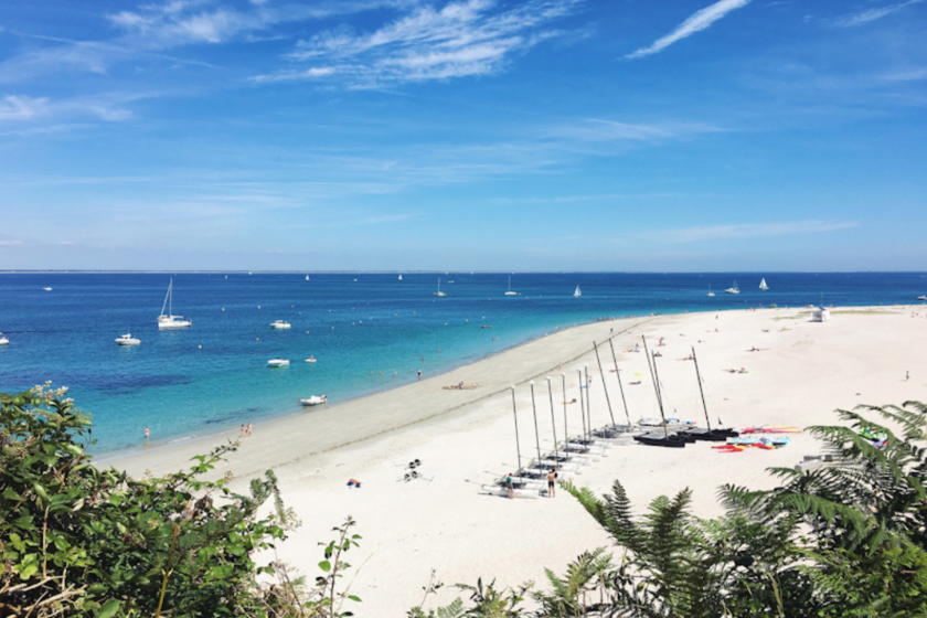 Plus belles plages plage grands sables ile Groix Morbihan Bretagne