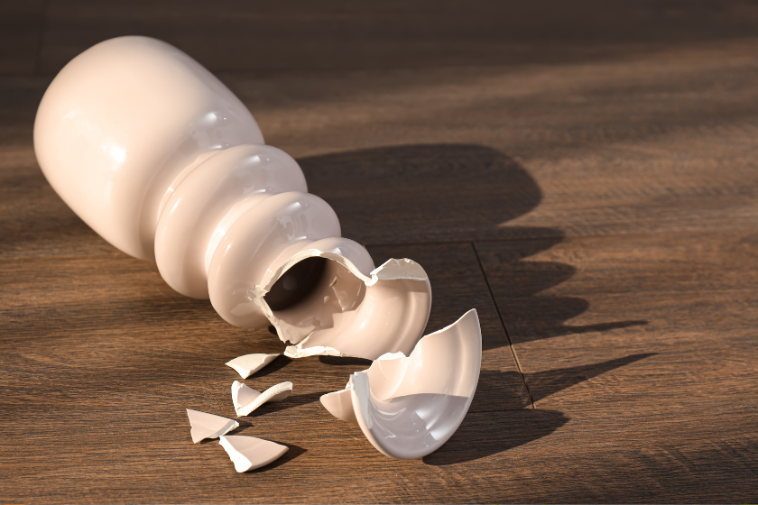 Peur de faire une mauvaise expérience d'échange de maisons objet cassé