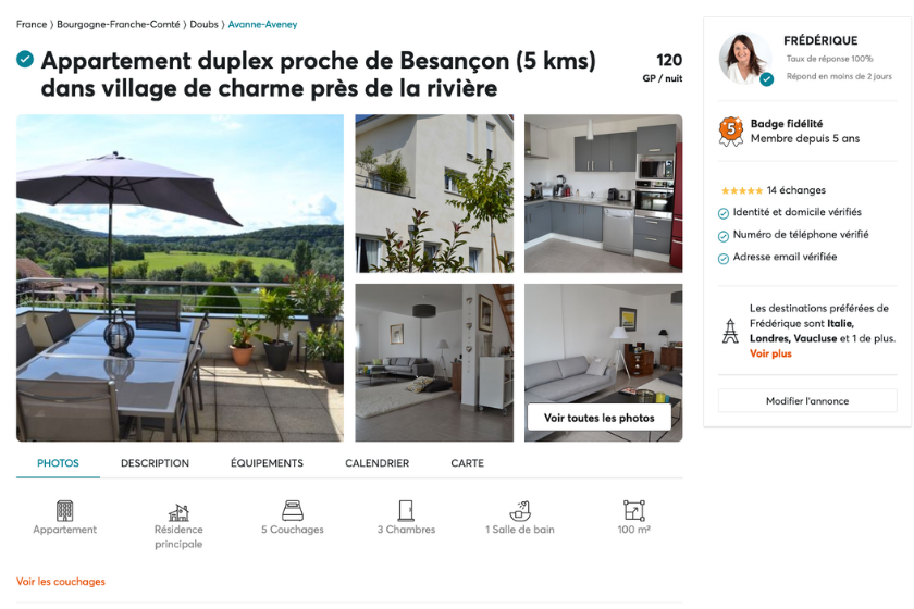 Fonctionnement HomeExchange compléter son annonce et son profil