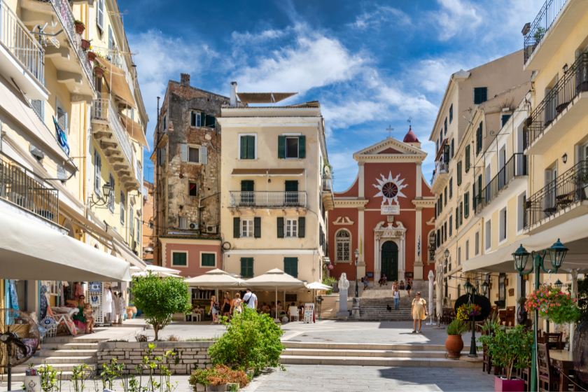 Visiter Corfou la vieille ville