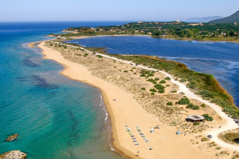 Visiter Corfou le lac de Korission