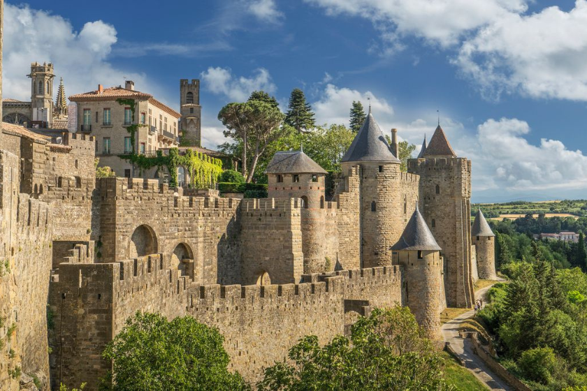 plus beaux châteaux de France Château de Carcassonne