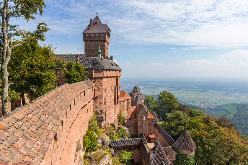 plus beaux châteaux de France Château du Haut-Koenigsbourg