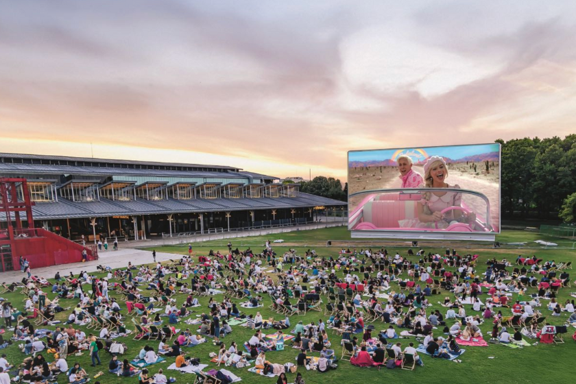 Paris la nuit Cinéma de plein air La Villette