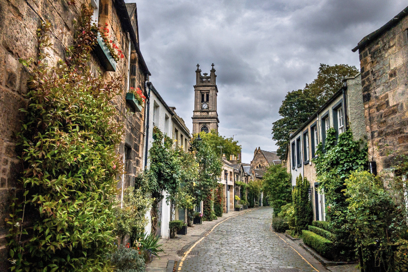 Climat et températures Edimbourg novembre