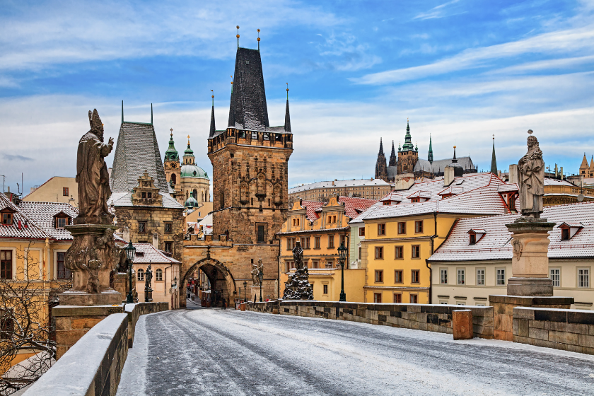 Où partir en janvier en Europe Prague