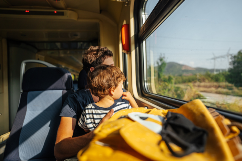 voyage en train avec enfants