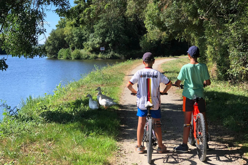voyage à vélo en famille
