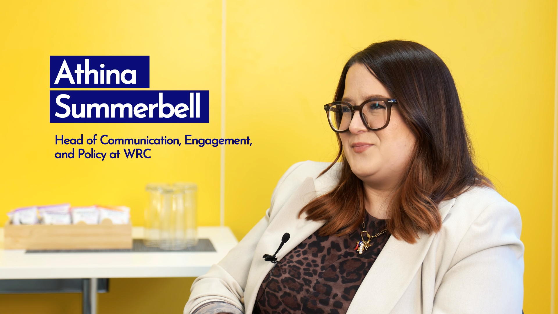 Photo of Athina Summerbell from the Welsh Refugee Council 