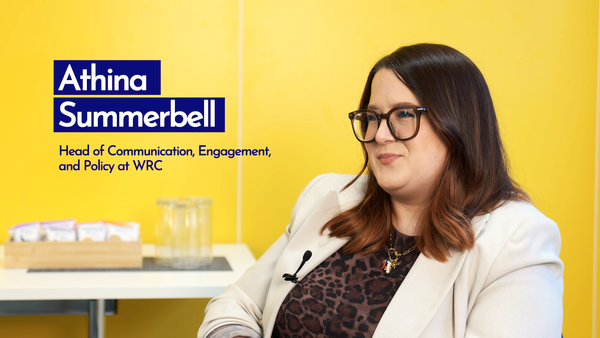 Photo of Athina Summerbell from the Welsh Refugee Council 