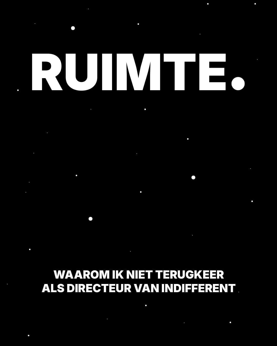 Ruimte post image