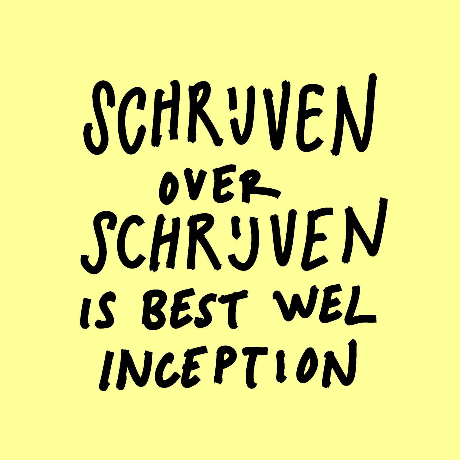 Ik schrijf om te denken, denk ik. post image