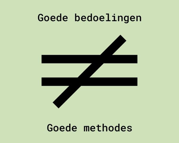 Wat als onze aanpak niet meer werkt?