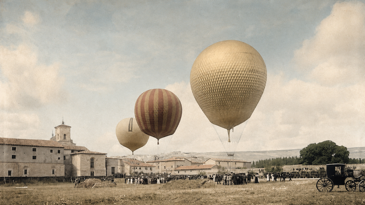 Spanish Aerostation Operations, 1884 to 1909