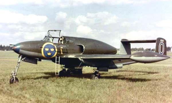 Saab J.21R: Saab's Unusual First Jet Fighter